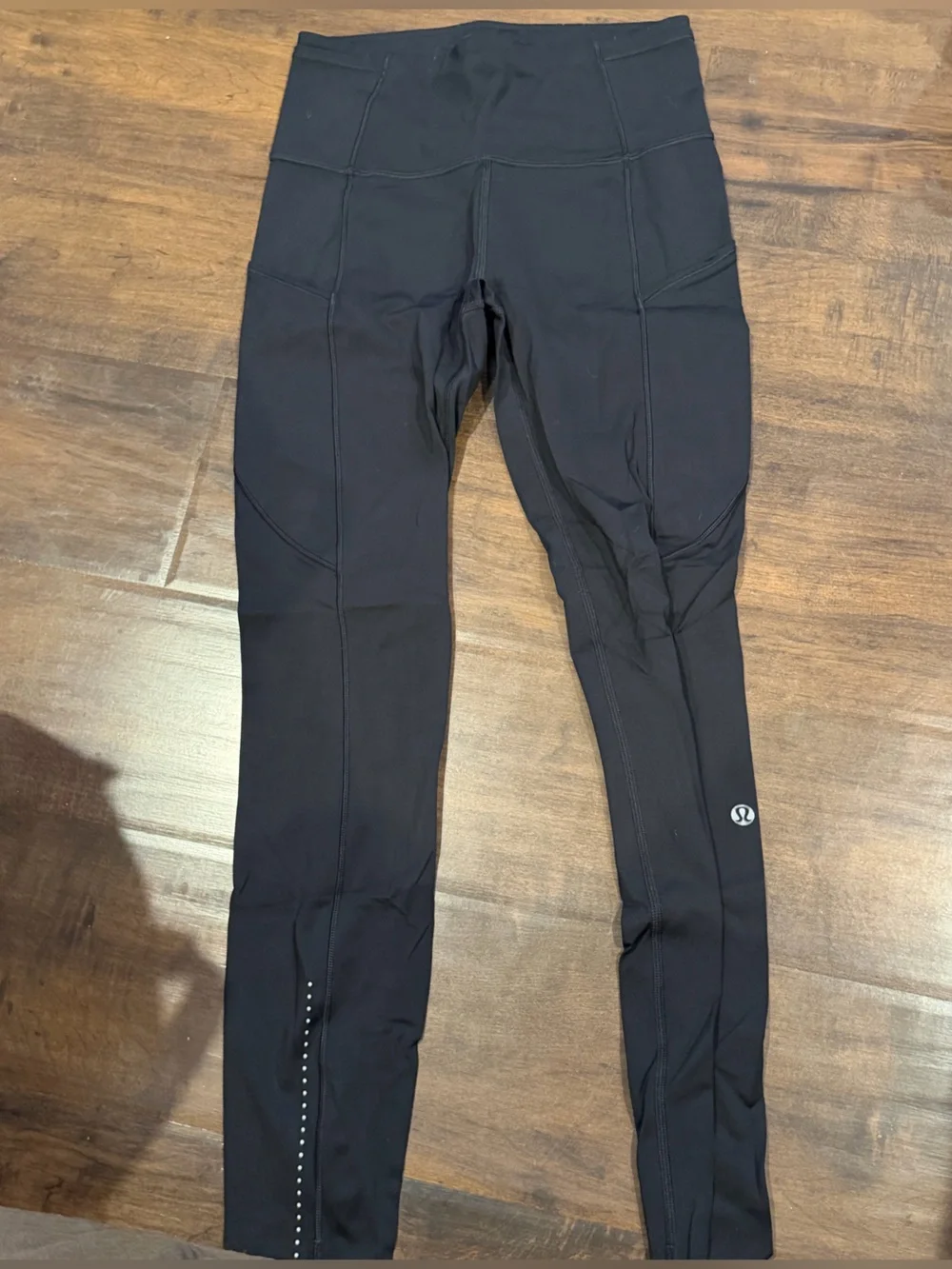 lululemon athletica Black High-Rise Seam Detail Leggings